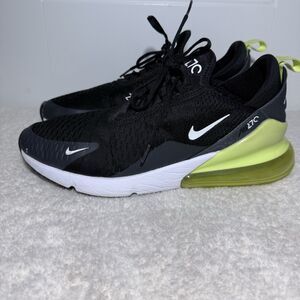 Nike Air Max 270 Black Light Lemon Twist Men’s Size 12 Sneakers AH8050-703